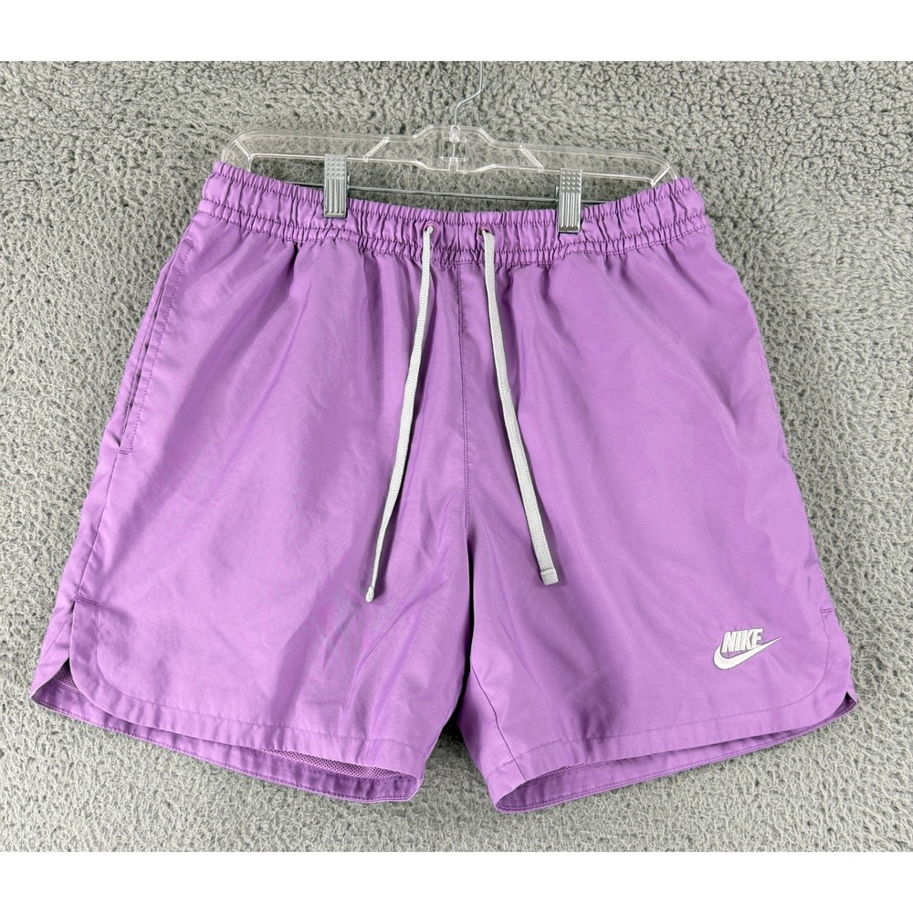 Nike Woven Flow Shorts Men M Purple Sportswear Mesh Lined Running DM6829-532 Gym